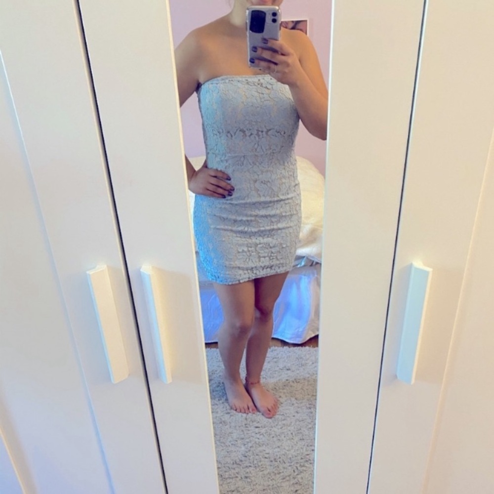 By The Way Revolve Lace Mini Dress - Picture 6 of 8